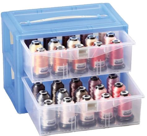 30 spool thread storage box distributed by brewer|thread spool organizer box.